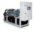 Water to water reversible heat pumps