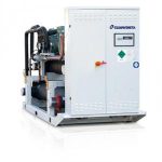 Water to water reversible heat pumps with total heat recovery